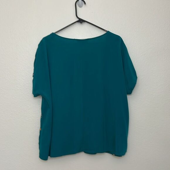 Savanna Jane Floral EMBROIDERED DOLMAN SLEEVE TOP Sz 1X - Picture 9 of 9